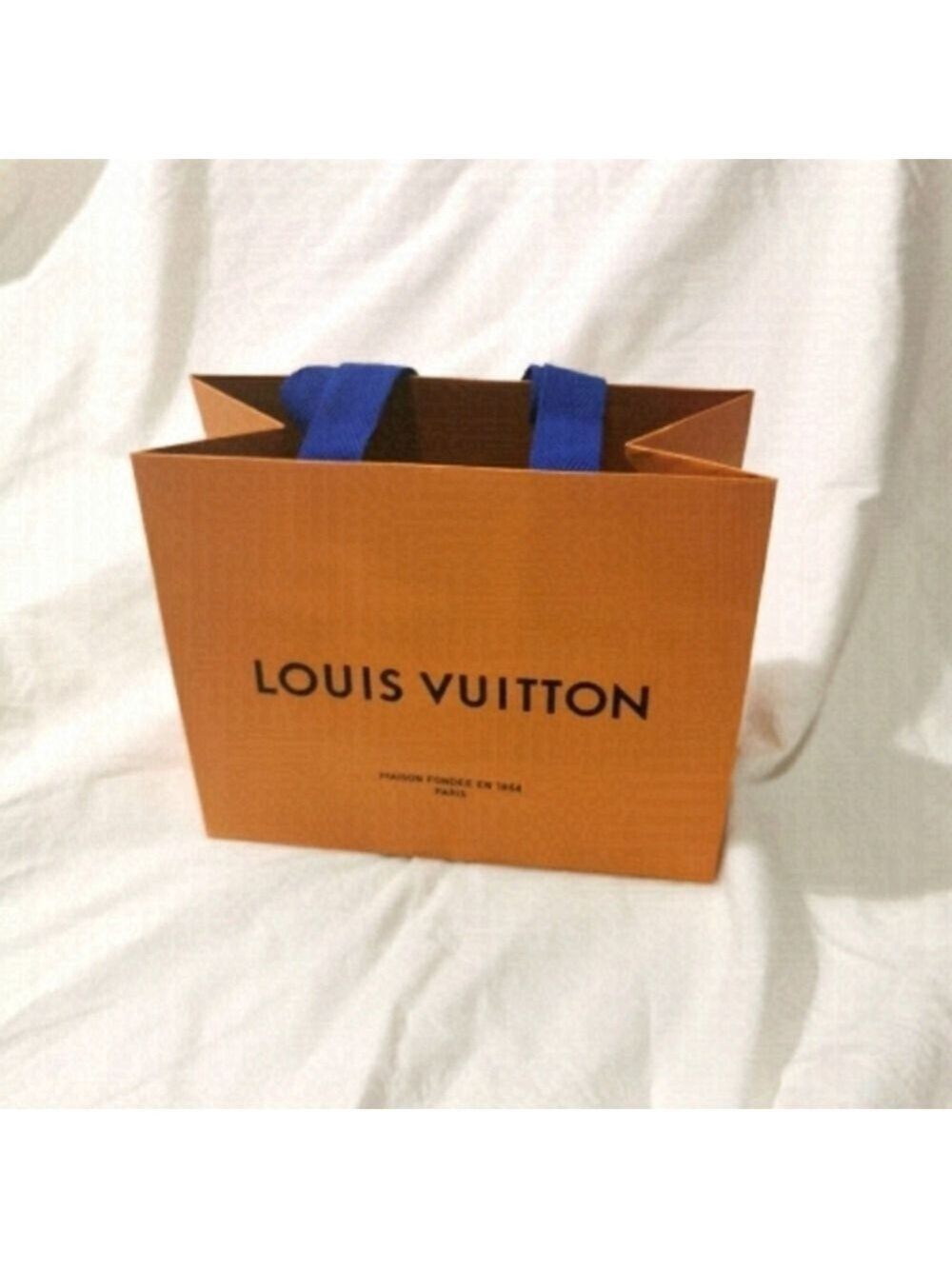 Authentic LOUIS VUITTON LV small gift paper bag